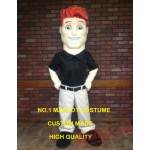 Red Hair Man Mascot Costume