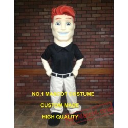 Red Hair Man Mascot Costume