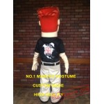 Red Hair Man Mascot Costume