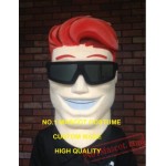 Red Hair Man Mascot Costume