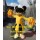 Yellow Dress Cutie Cheer Leader Mascot Costume