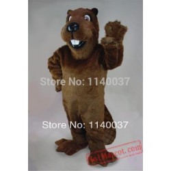 Barney Beaver Mascot Costume