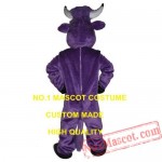 Anime Cosply Costumes Purple Ox Bull Cow Mascot Costume