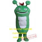 Green Warm Mascot Costume