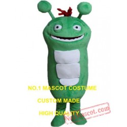 Green Warm Mascot Costume