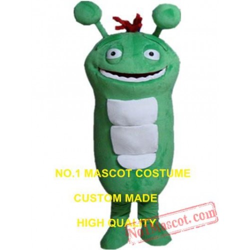 Green Warm Mascot Costume