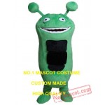 Green Warm Mascot Costume