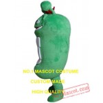 Green Warm Mascot Costume