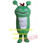 Green Warm Mascot Costume