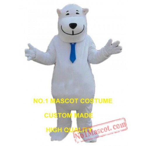 Big White Bear Mascot Costume