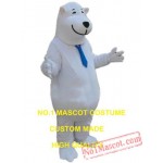 Big White Bear Mascot Costume