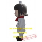 Chef Girl Mascot Costume