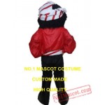 Red Pirate Mascot Costume