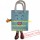 Advertising Blue Hand Shopping Bag Mascot Costume