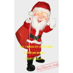 New Happy Christmas Santa Claus Mascot Costume