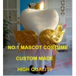 Golden Queen Teeth Tooth Mascot Costume