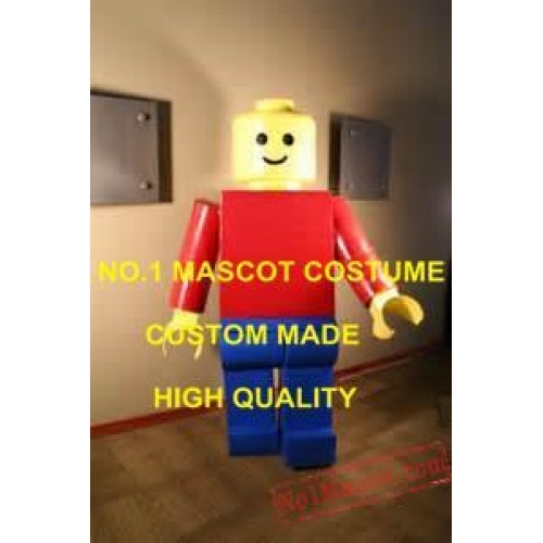 Hot Cartoon Character Block Bricks Minifigs Mascot Costume