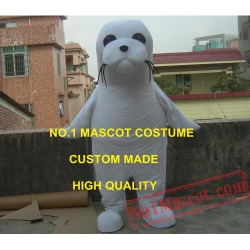 Anime Cosply Costumes Cute White Seal Mascot Costume