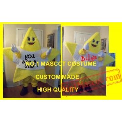 Beautiful Yellow Star Mascot Costume