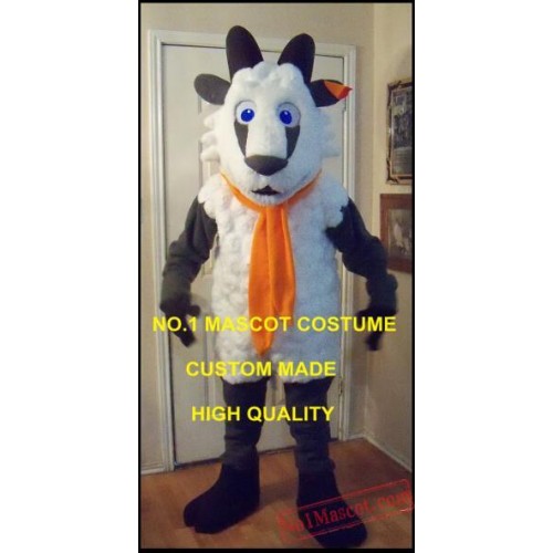 The Brand New White Ram Antelope Mascot Costume
