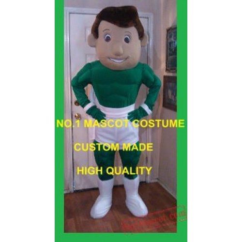 Super Hero Boy Mascot Costume