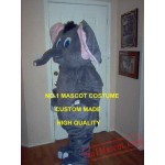 Cute Grey Elephant Mascot Costume