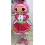 Girl Jewels Sparkles Mascot Costume