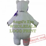 White Polar Bear Mascot Costume