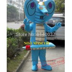 Blue Snake Mascot Costume