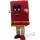(Can Print Logo) Advertising Red Hand Shopping Bag Mascot Costume