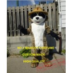 Ranger Rick Racoon Mascot Costume