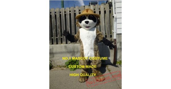 Ranger Rick Racoon Mascot Costume