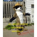 Ranger Rick Racoon Mascot Costume