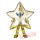 Brilliant Golden Star Mascot Costume