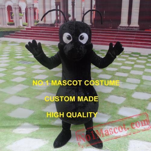 Anime Cosply Costumes Black Ant Mascot Costume