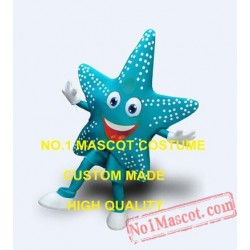Professional Anime Cosply Costumes Blue Sea Star Starfish Mascot Costume