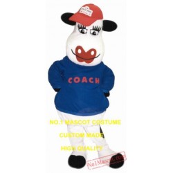 Commercial Cow Mascot Costume