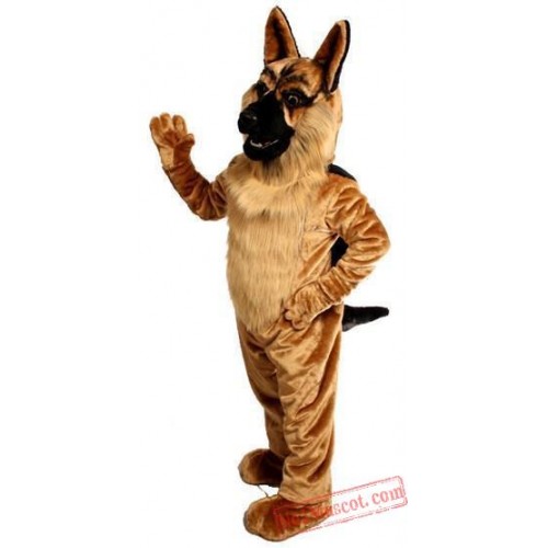 German Shepard Dog Mascot Costume