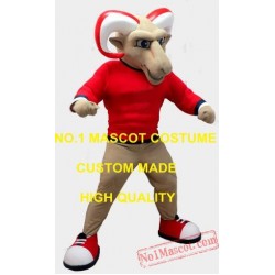 Sport Anime Cosply Costumes Red Ram Mascot Costume