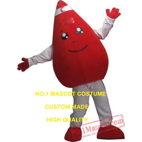 Advertising Anime Cosply Costumes Hospital Blood Drop Mascot Costume