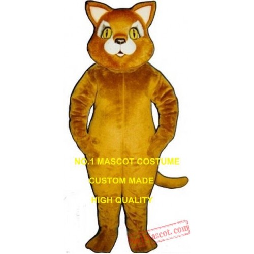 Cute Cinnamon Cat Mascot Costume