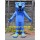 Blue Panther Mascot Costume