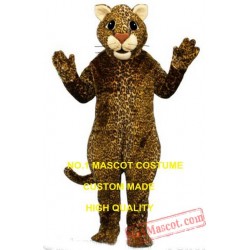 Leaping Leopard Mascot Costume