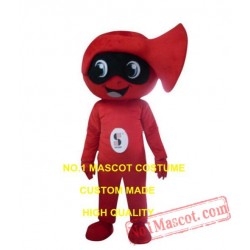 Red Horn Mascot Costume