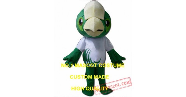 Green Parrot Bird Mascot Costume
