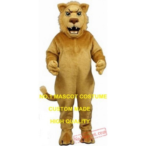 Furious Lion Mascot Costume