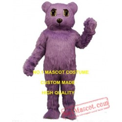 Anime Cosply Costumes Plush Purple Bear Mascot Costume