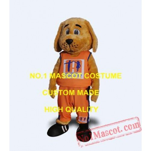 Anime Cosply Costumes School Brown Dog Mascot Costume