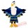 Anime Cosply Costumes Blue Ptarmigan Thunderbird Mascot Costume