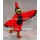 Bright Red Parrot Cardinal Mascot Costume